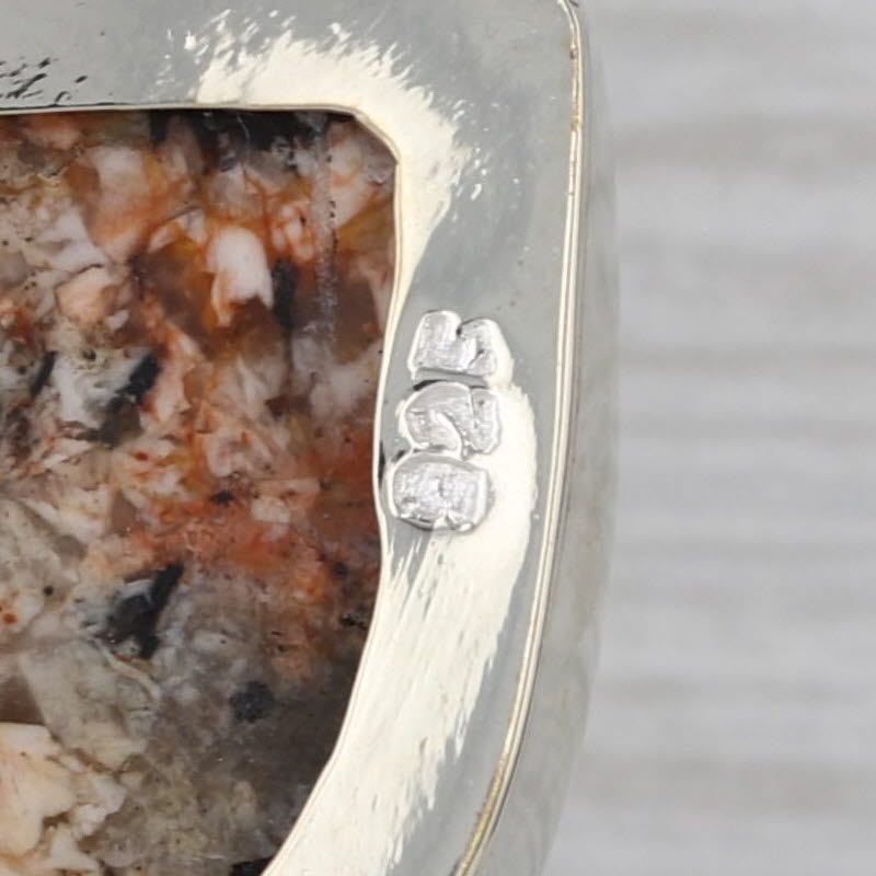 Quartz Chalcedony Dangle Statement Earrings Sterling Silver Hook Posts