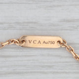 Van Cleef Arpels Holiday Bullseye Clover Alhambra Necklace Case 18k Gold VCA
