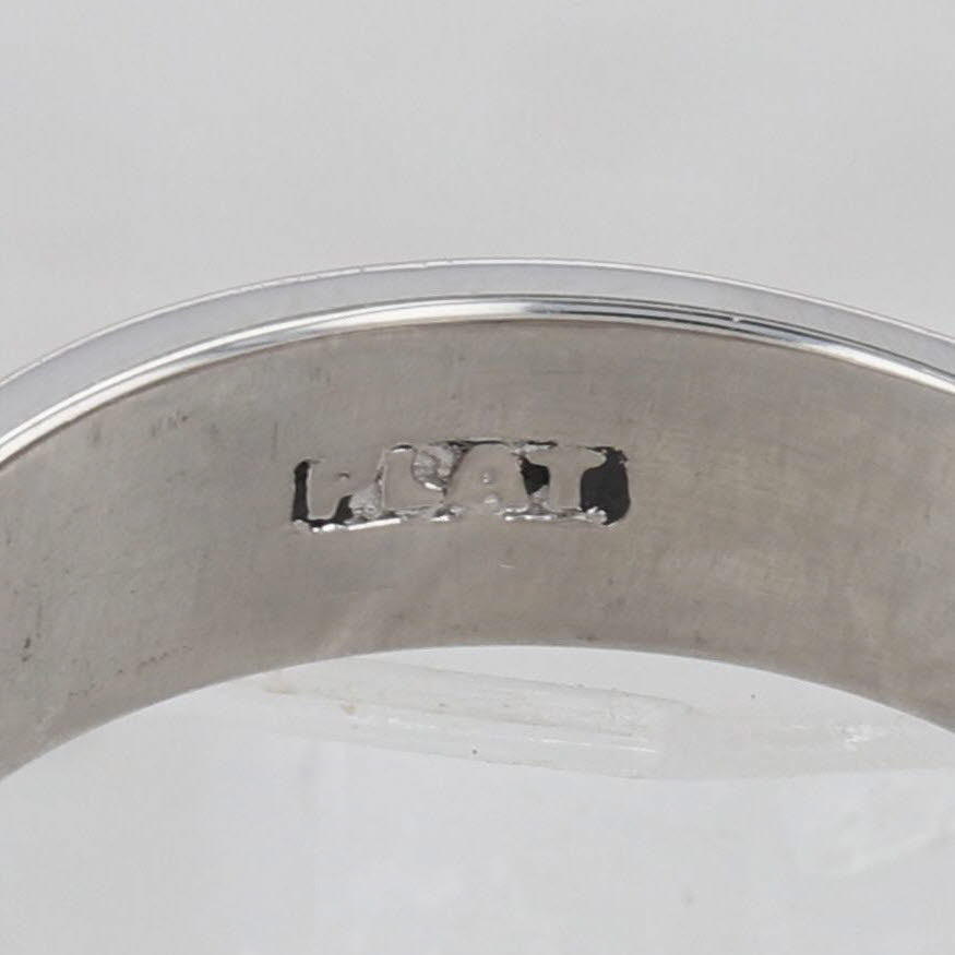 Gray Tacori Men's Wedding Ring Platinum Size 9 Band 5.8mm