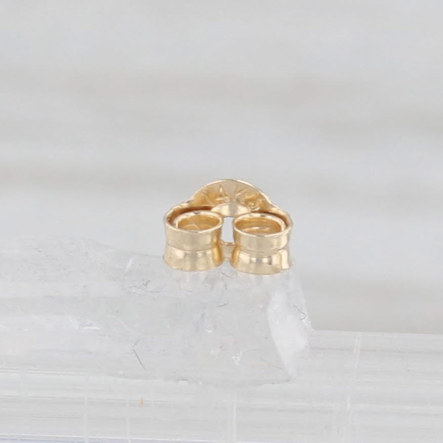Light Gray Le Vian 0.93ctw Ruby Diamond J-Hook Earrings 14k Yellow Gold Drops