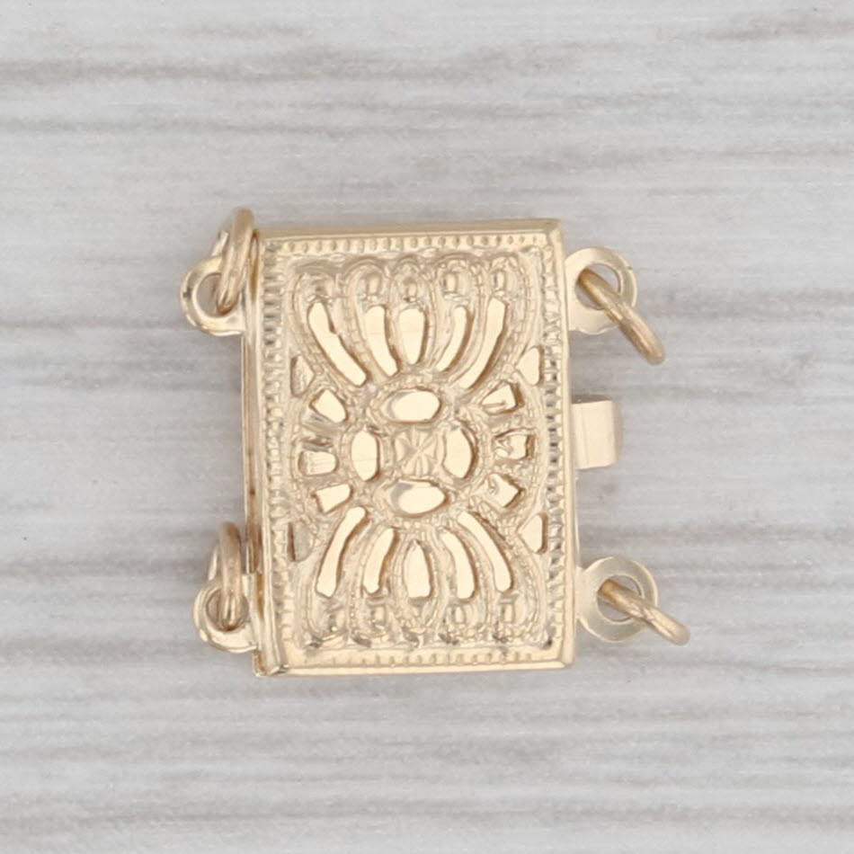 thumbnail image 2 of Pure 24K Yellow Gold M/S Clasp - Jewelry Finding For Bracelet Or Necklace (Hallmarked) 2 of 5