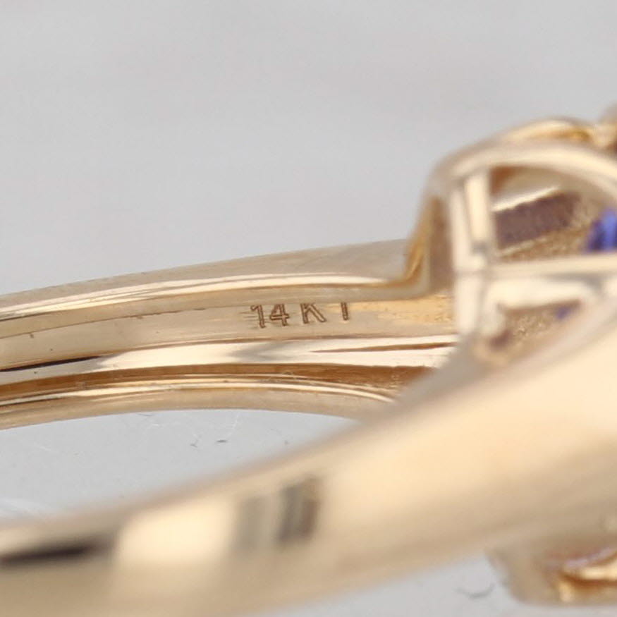 2.75ct Oval Purple Tanzanite Solitaire Ring 14k Rose Gold Size 7