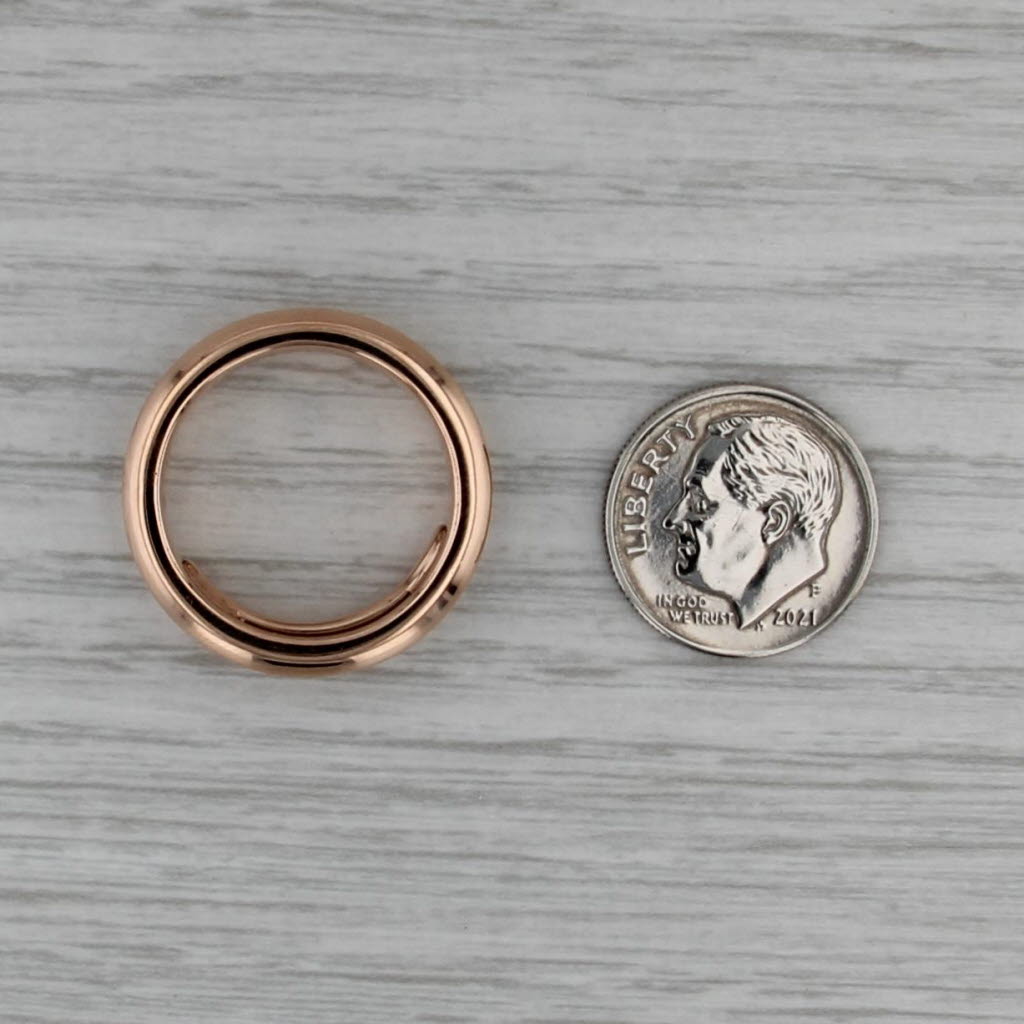 David Yurman Streamline 0.90ctw Diamond Eternity Band 18k Rose Gold Wedding Ring