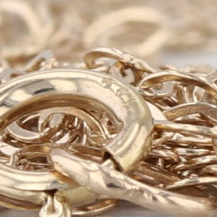 18" 1.3mm Cable Chain Necklace 14k Yellow Gold