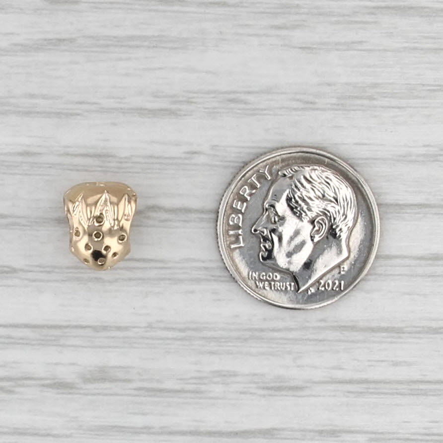 Authentic Pandora Strawberry Charm 14k Yellow Gold 750240 Rare Retired Bead