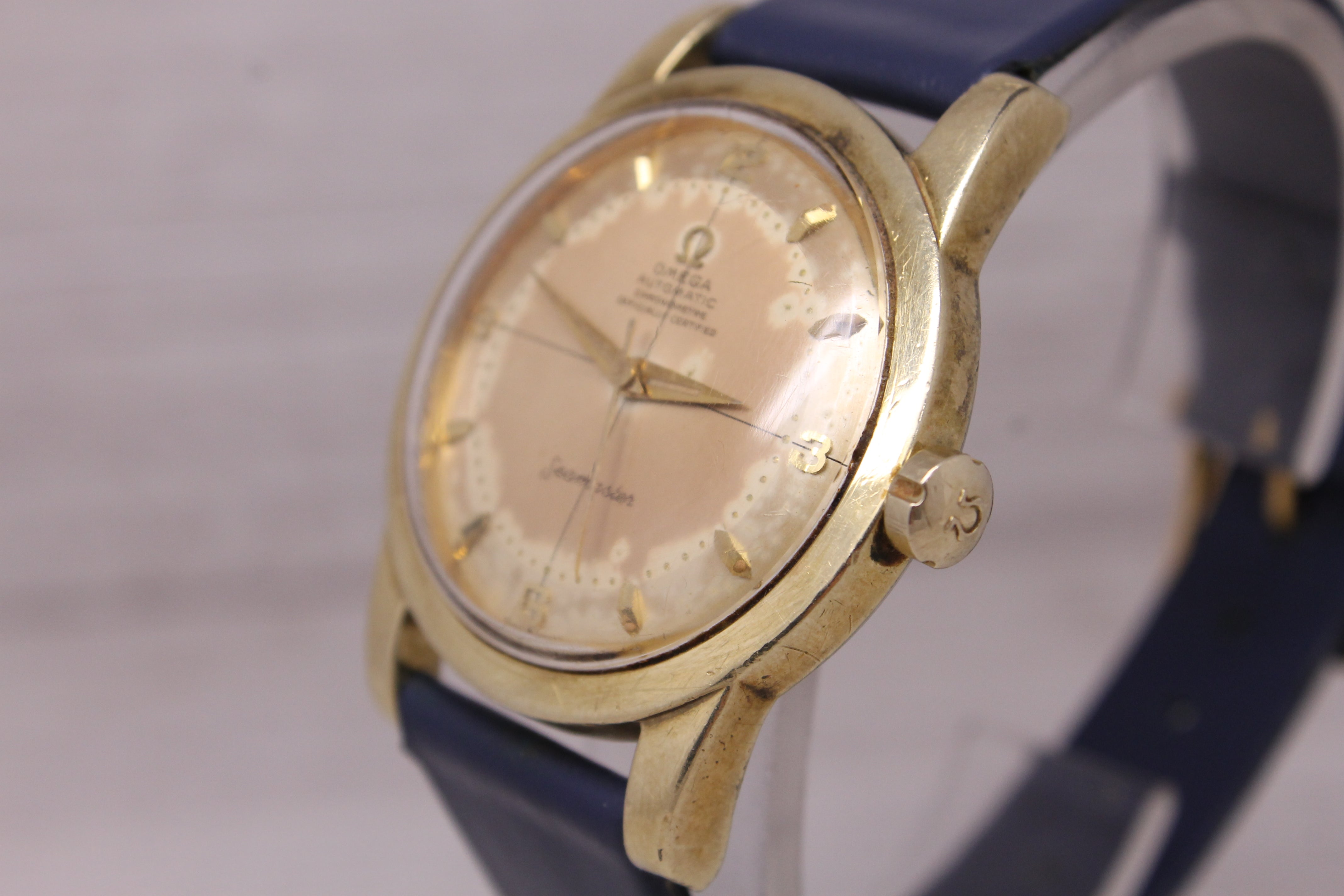 Vintage c.1952 Omega Seamaster Chronometer Mens Automatic Bumper Watch 354 2577