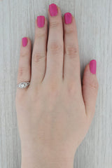 0.26ctw Princess Diamond Engagement Ring 10k White Gold Size 6.5