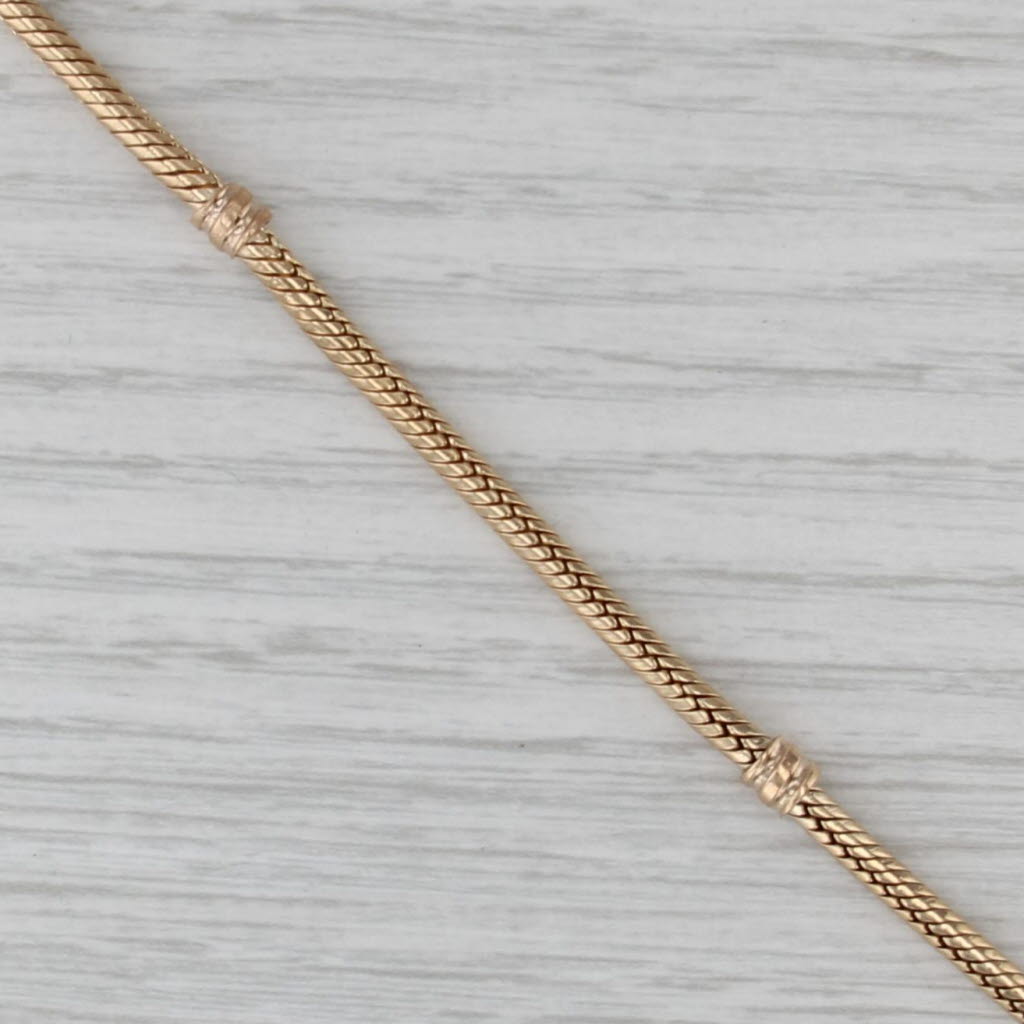 Pandora Moments Gold Clasp Charm Bracelet 550702 14k Yellow Gold 6.75" 17cm