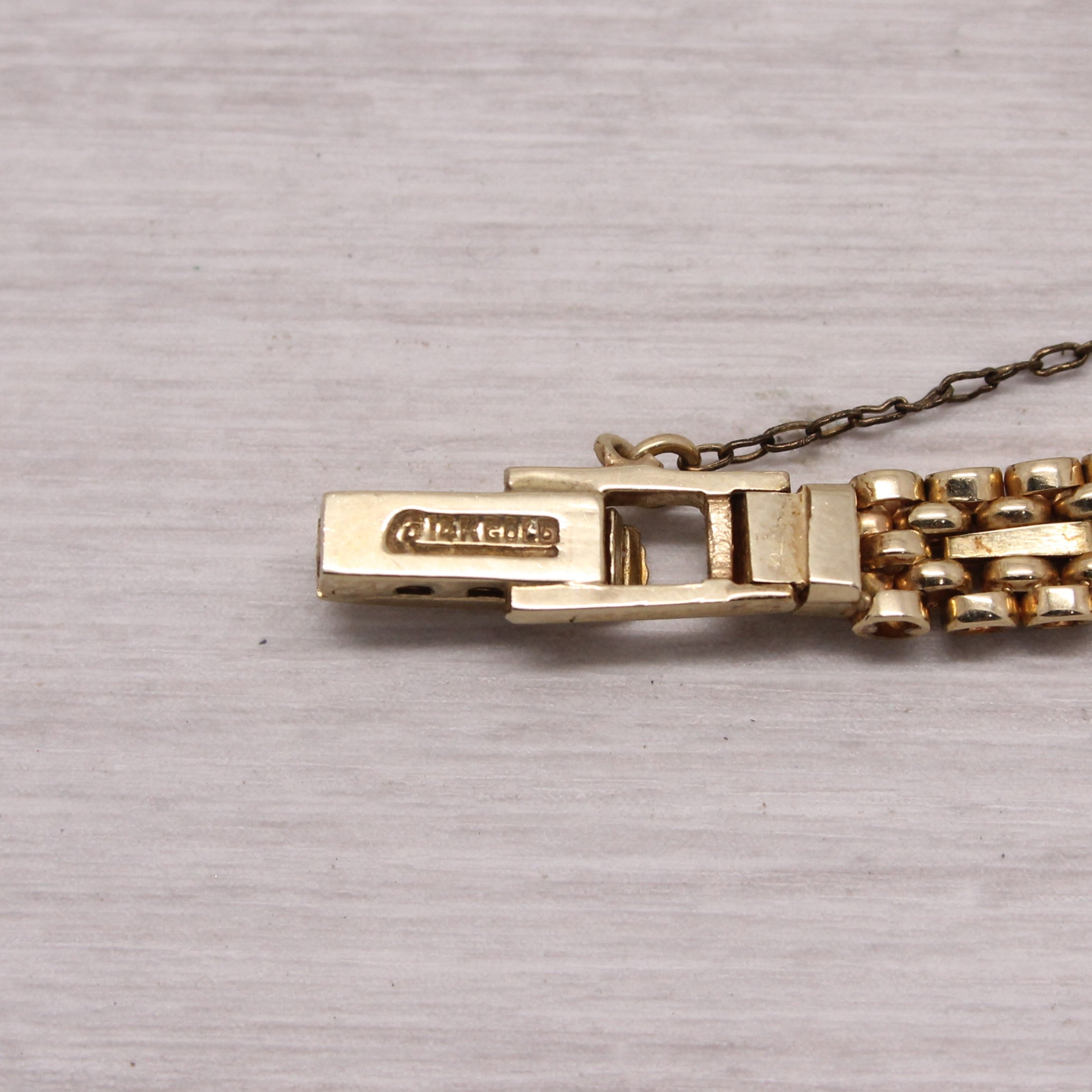 Gray Vintage c.1960's Rolex Ladies 14k Yellow Gold Bracelet Watch cal.1400 Original