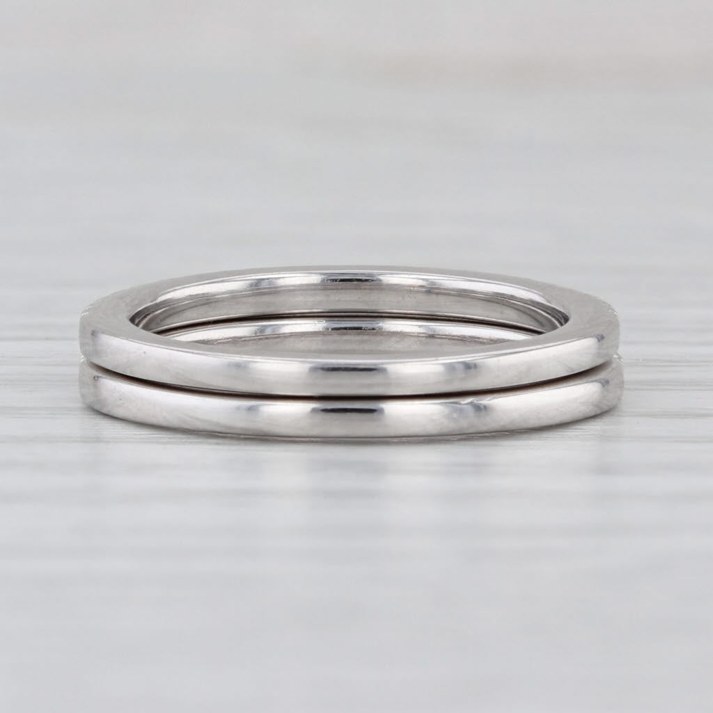 Vera Wang 0.39ctw Diamond Bands w/ Box 14k Gold Wedding Anniversary Stackable