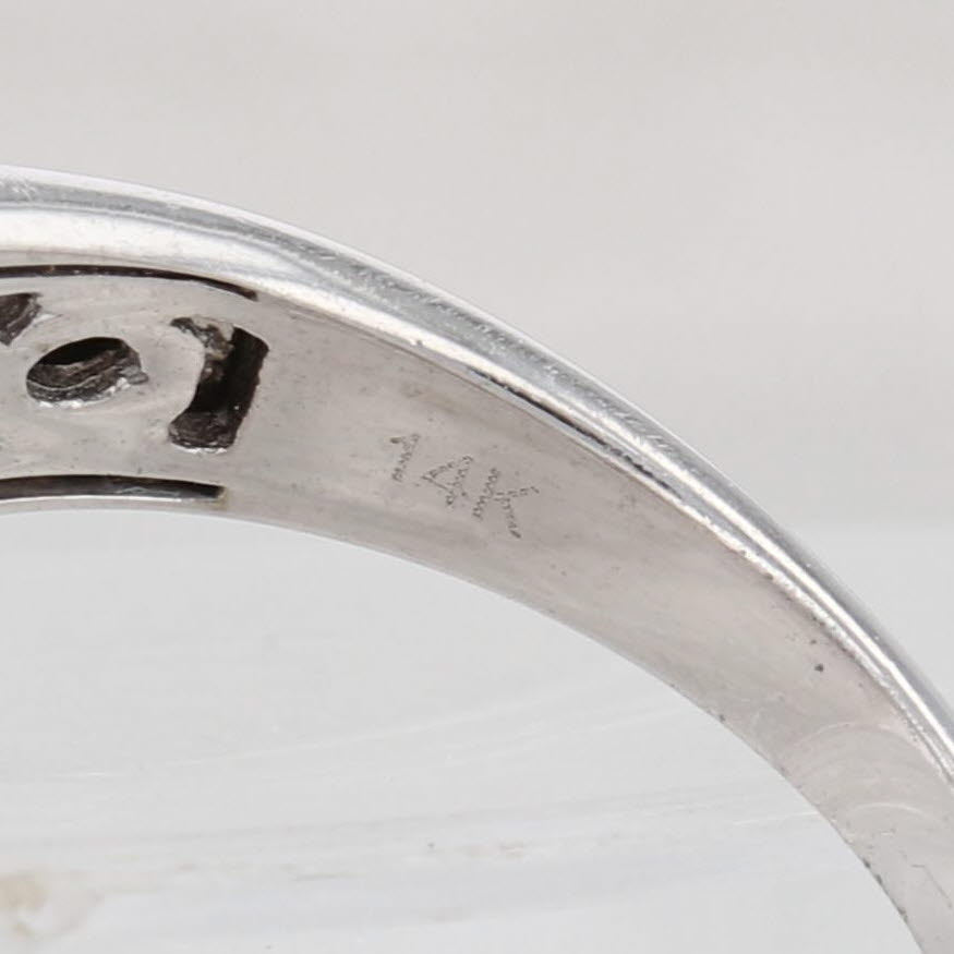 Light Gray 1.85ctw Diamond Halo Ring 14k White Gold Size 8.75 Engagement Cocktail