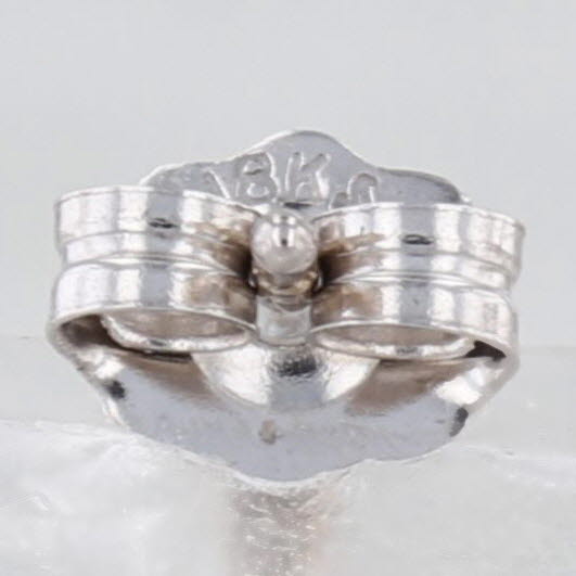 0.55ctw Diamond 3-Stone Journey Earrings 18k White Gold Drops