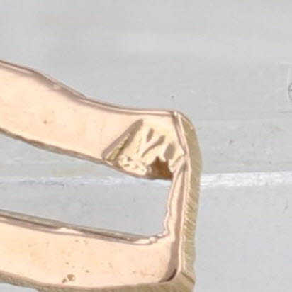 Eye of Horus Pendant 18k Yellow Gold Egyptian Charm Amulet Talisman