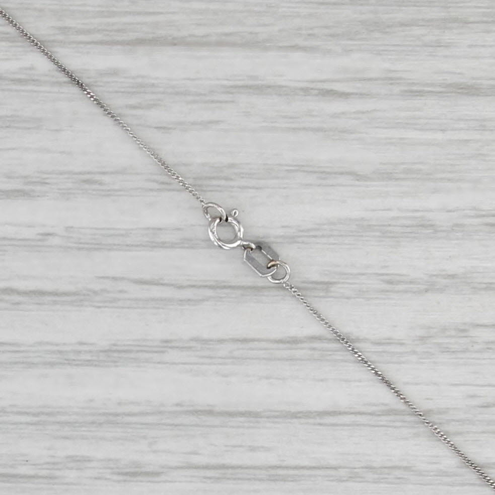 Arctic 0.46ct Brilliance Canadian Diamond Pendant Necklace 14k White Gold COA