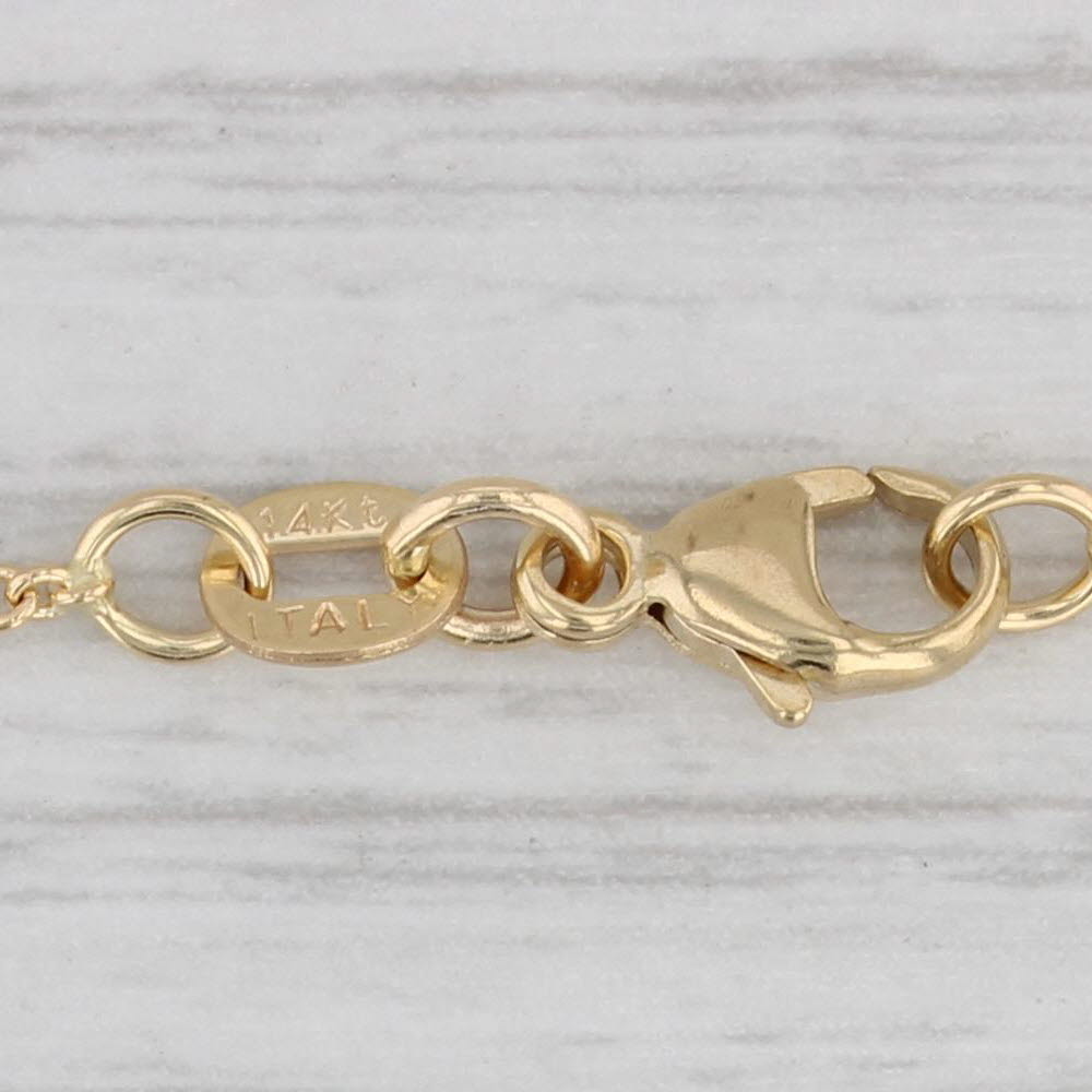 Gray New 0.70ctw Diamond Heart Pendant Necklace 14k Yellow Gold 18.25" Cable Chain GIA