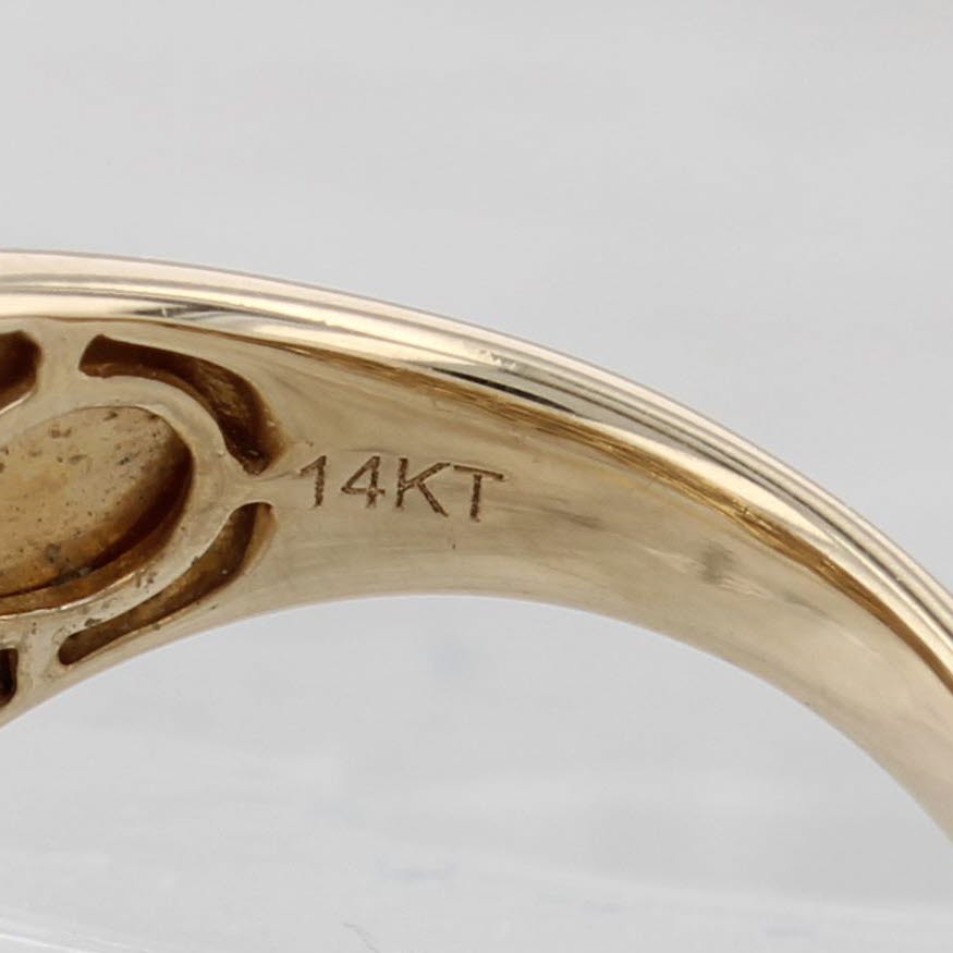 Light Gray Le Vian 1.20ctw Champagne Diamond Ring 14k Yellow Gold Size 7.25