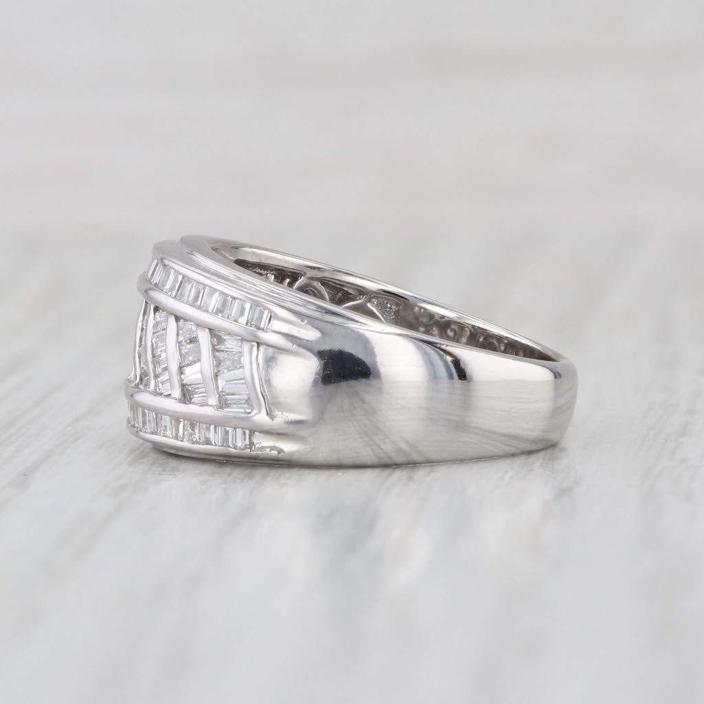 Le Vian 1.24ctw Diamond Cross Hatch Ring 18k White Gold Size 6.75
