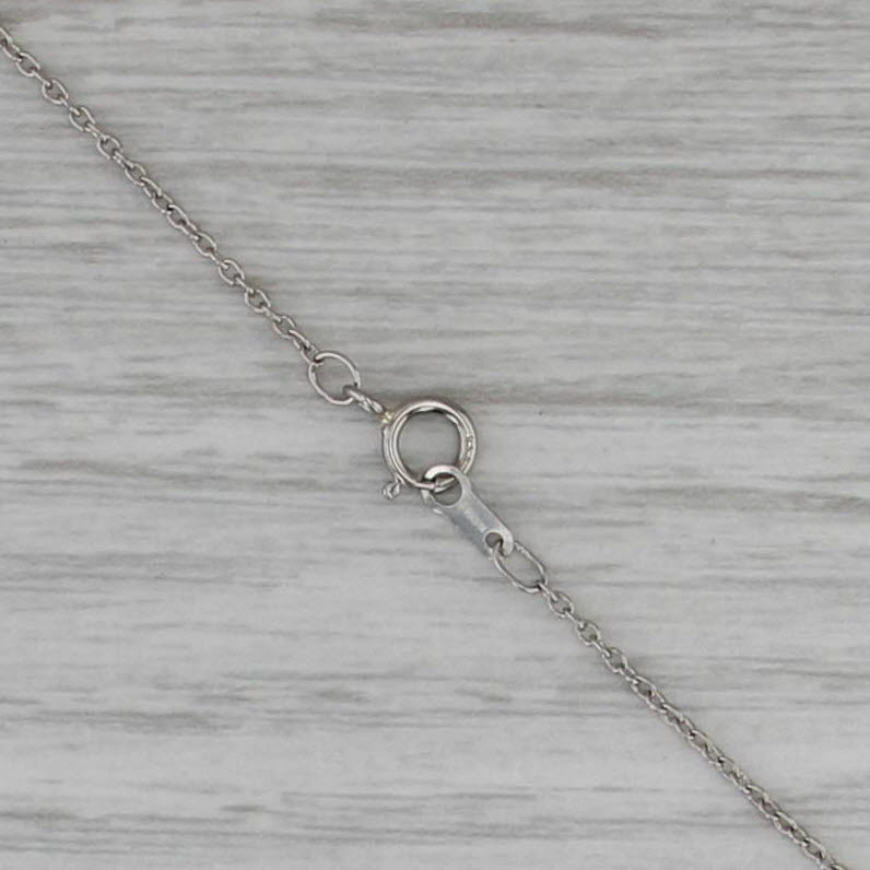 18" Cable Chain Necklace 950 Platinum 0.8mm