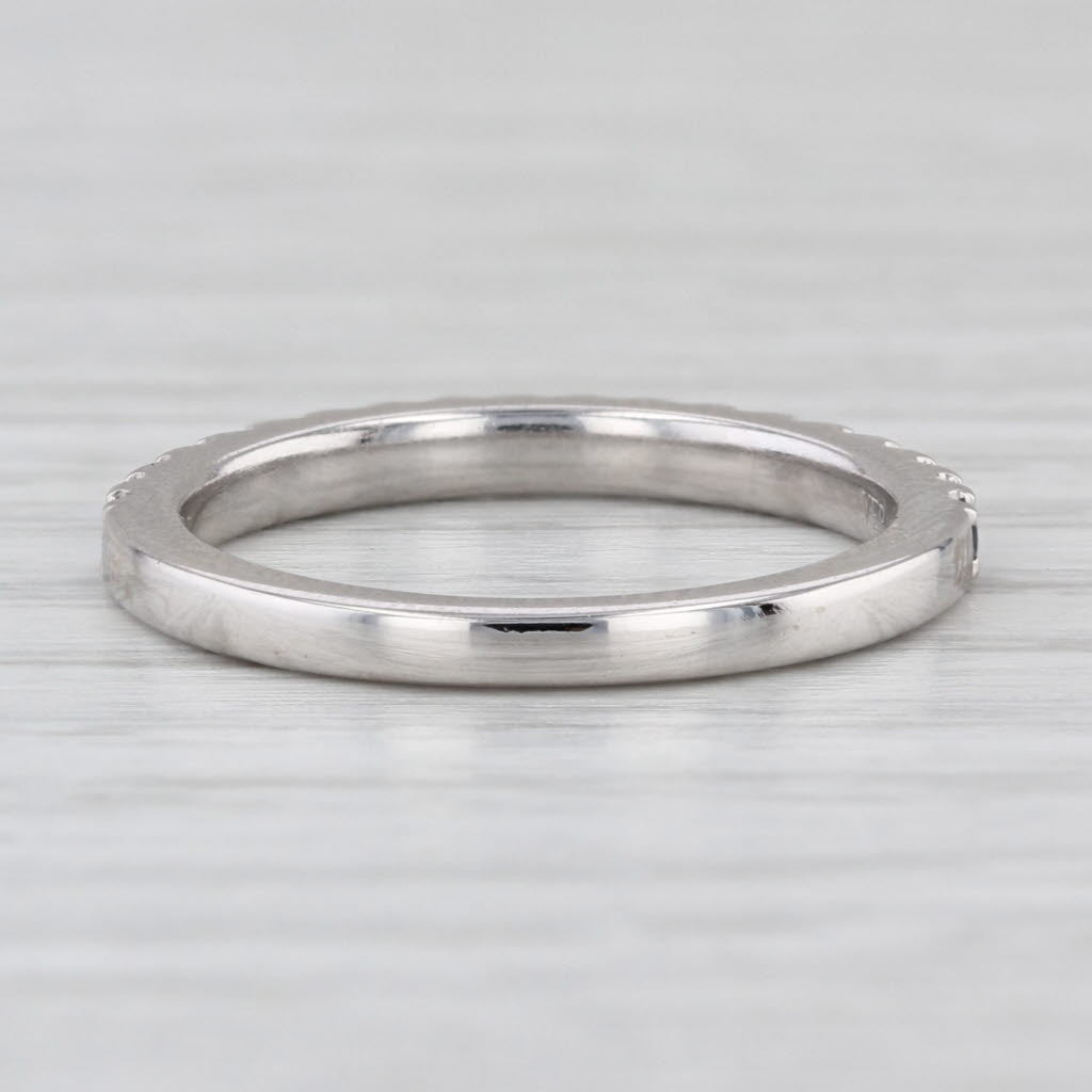 Vera Wang Love 0.34ctw Sapphire Diamond Band 14k Gold Stackable Wedding Ring