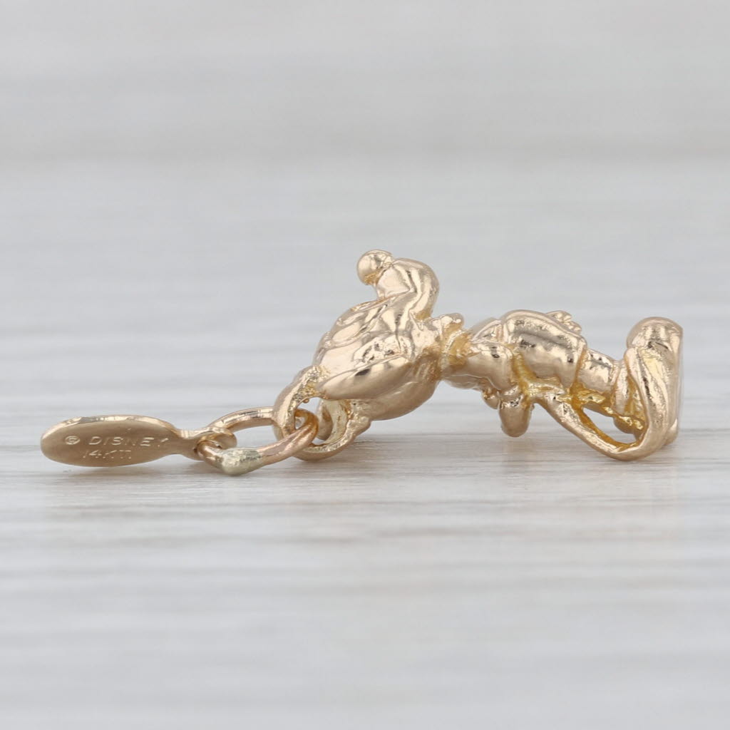 Mickey Mouse Charm 14k Gold Disney Souvenir Pendant Cartoon Character Keepsake