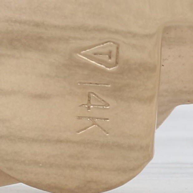 Shamrock Brooch 14k Yellow Gold 0.14ctw Diamond Four Leaf Clover Pin