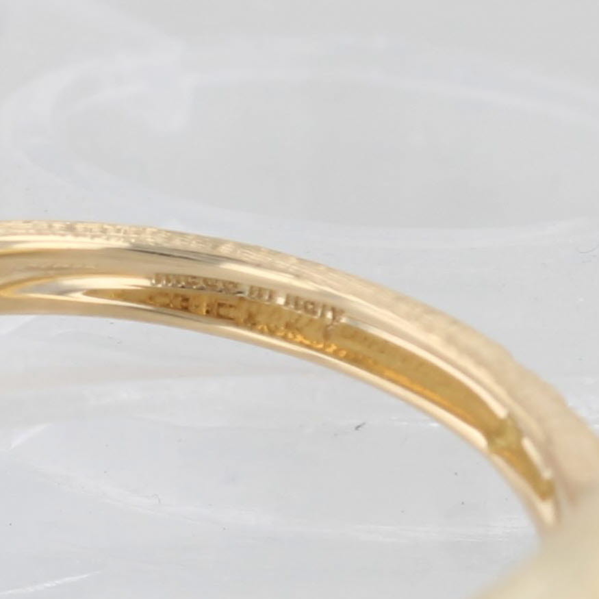 Light Gray Marco Bicego Africa Diamond Ring Brushed 18k Yellow Gold Size 7