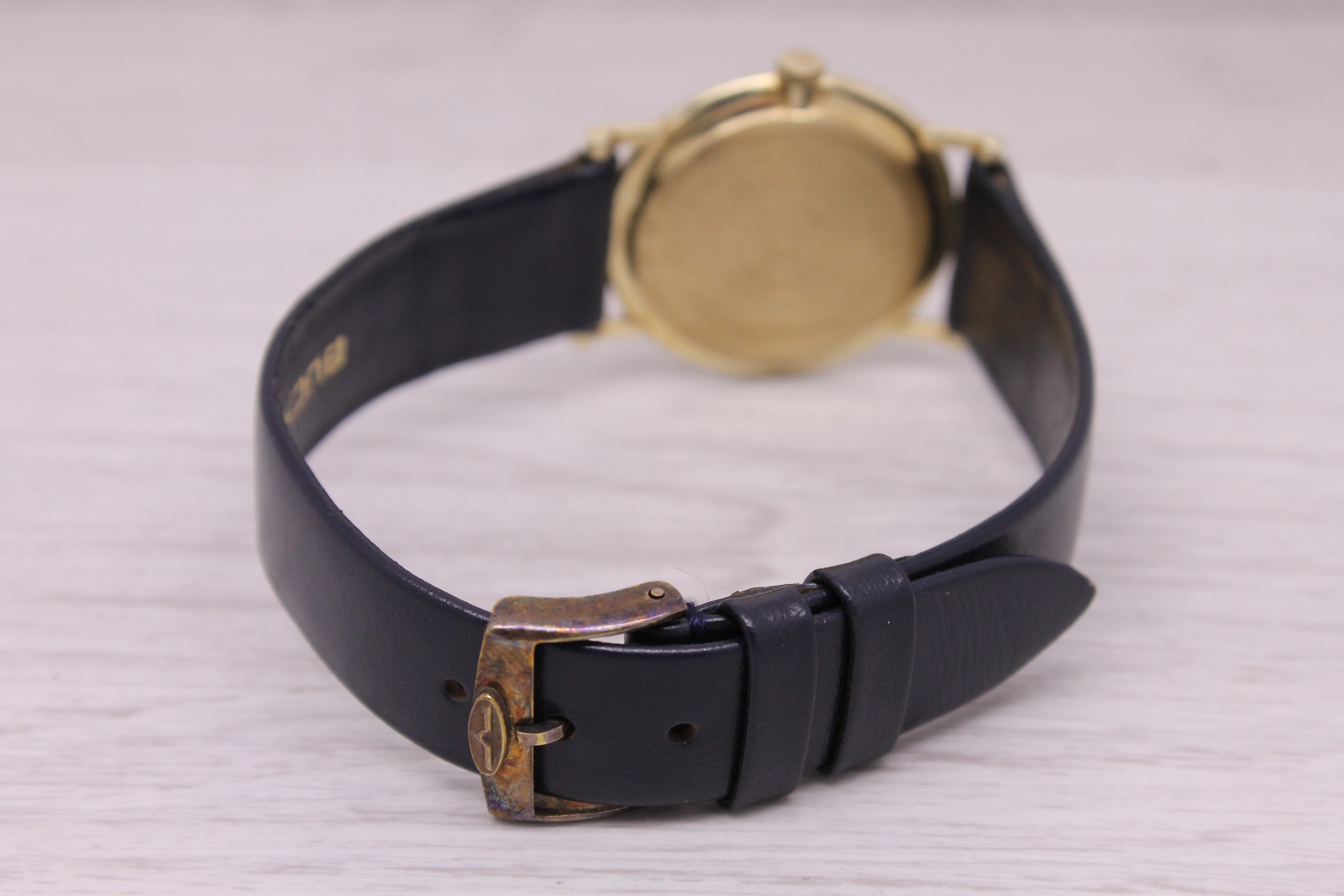 Gray Vintage Girard Perregaux Seahawk 14k Solid Gold 30.5mm Watch Galt Bro - ORIGINAL