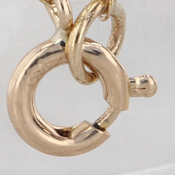18" 1.1mm Rope Chain Necklace 18k Yellow Gold