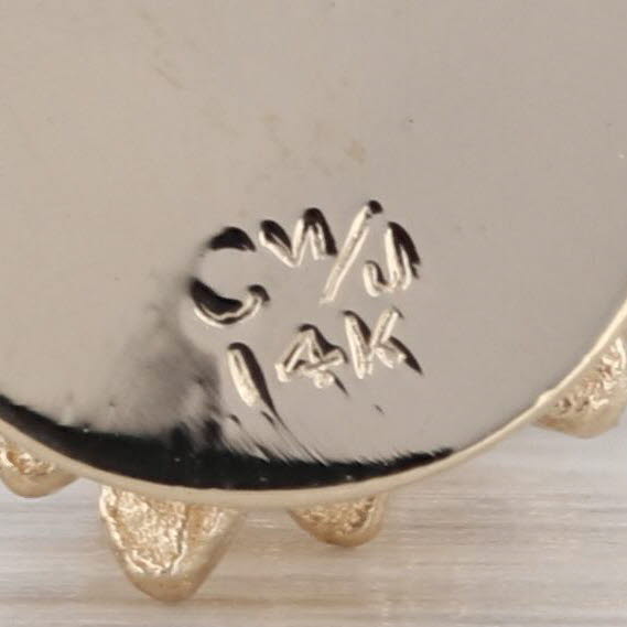 Vintage Christmas Tree Charm 14k Yellow Gold Pendant