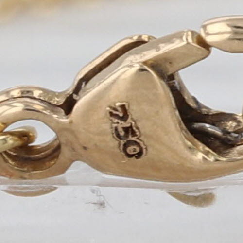 0.14ctw Diamond Flower Pendant Necklace 18k Yellow Gold 16-18" Cable Chain