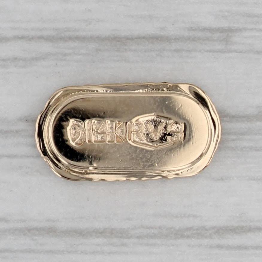 Gray Richard Glatter Emerald Slide Bracelet Charm 14k Yellow Gold Vintage