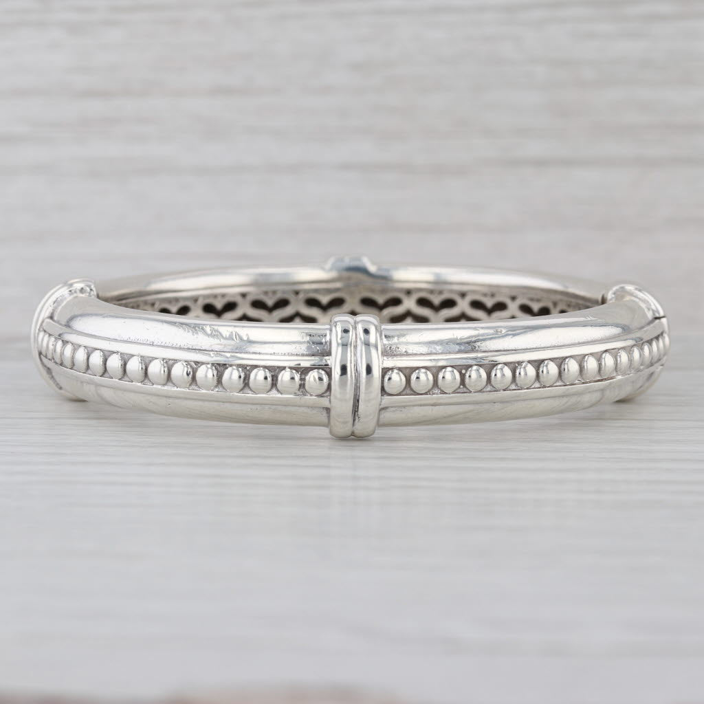 Slane & Slane Bangle Bracelet Sterling Silver 14k Gold Hinged Stackable