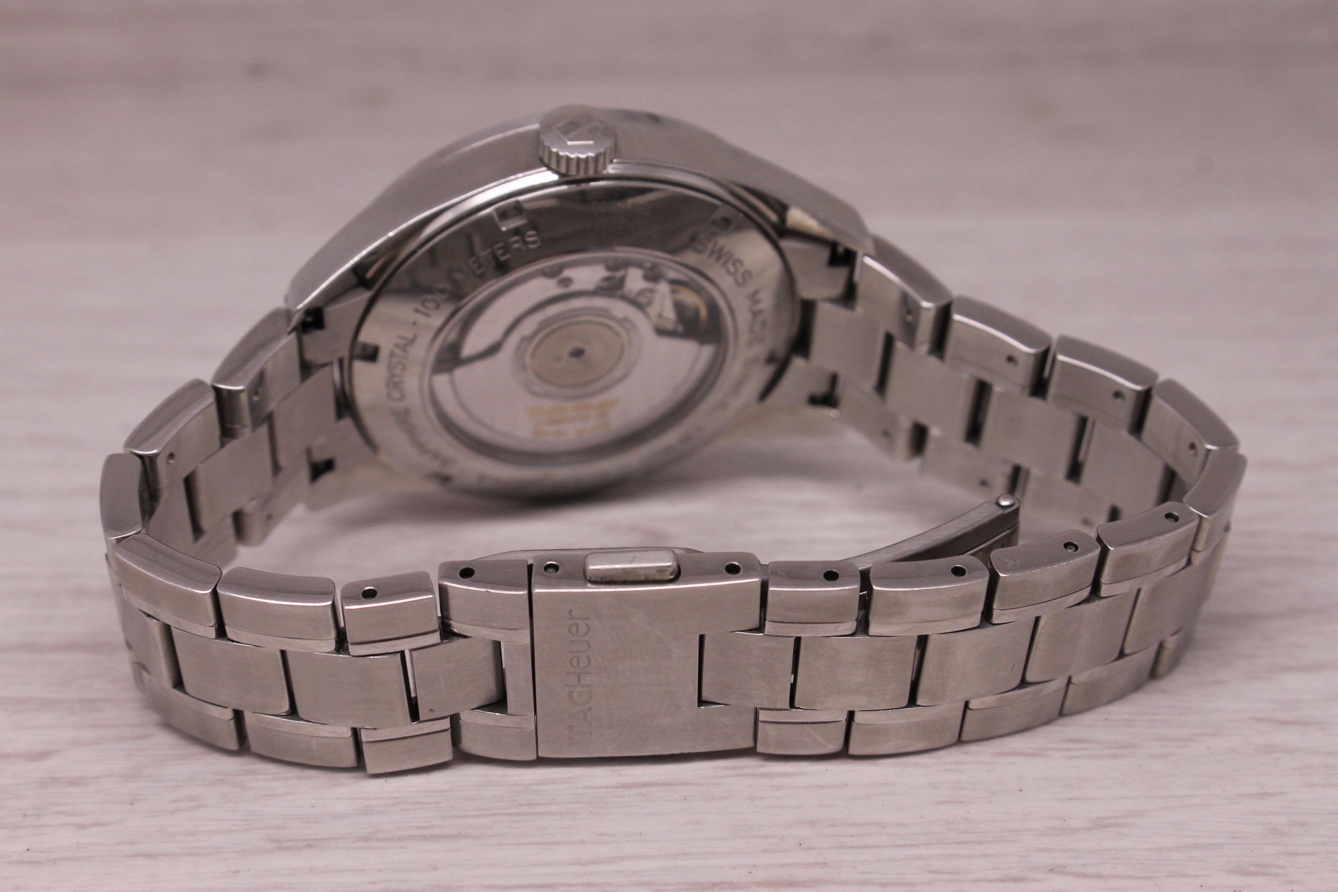 Tag Heuer Carrera Calibre 6 39mm Steel Automatic Mens Watch w/ Bracelet WAS2111