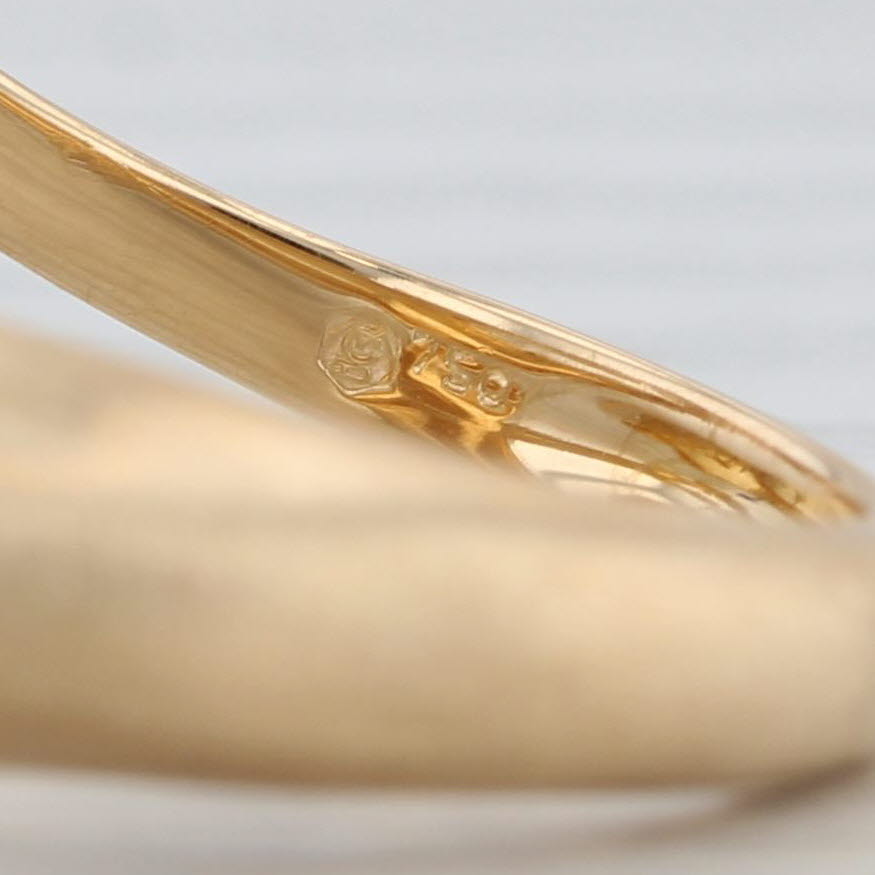 Gray Carrera Y Carrera Panther Ring Diamond 18k Yellow Gold Size 6.25 Box