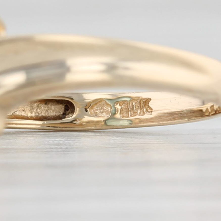 Light Gray 5.65ctw Garnet Flower Cluster Ring 10k Yellow Gold Size 7 Cocktail