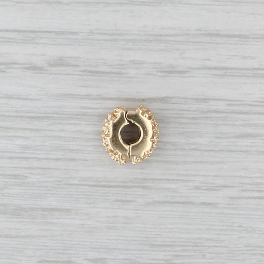 Pandora Golden Flower Daisy Clip Bead Charm 14k Gold 750507 Retired