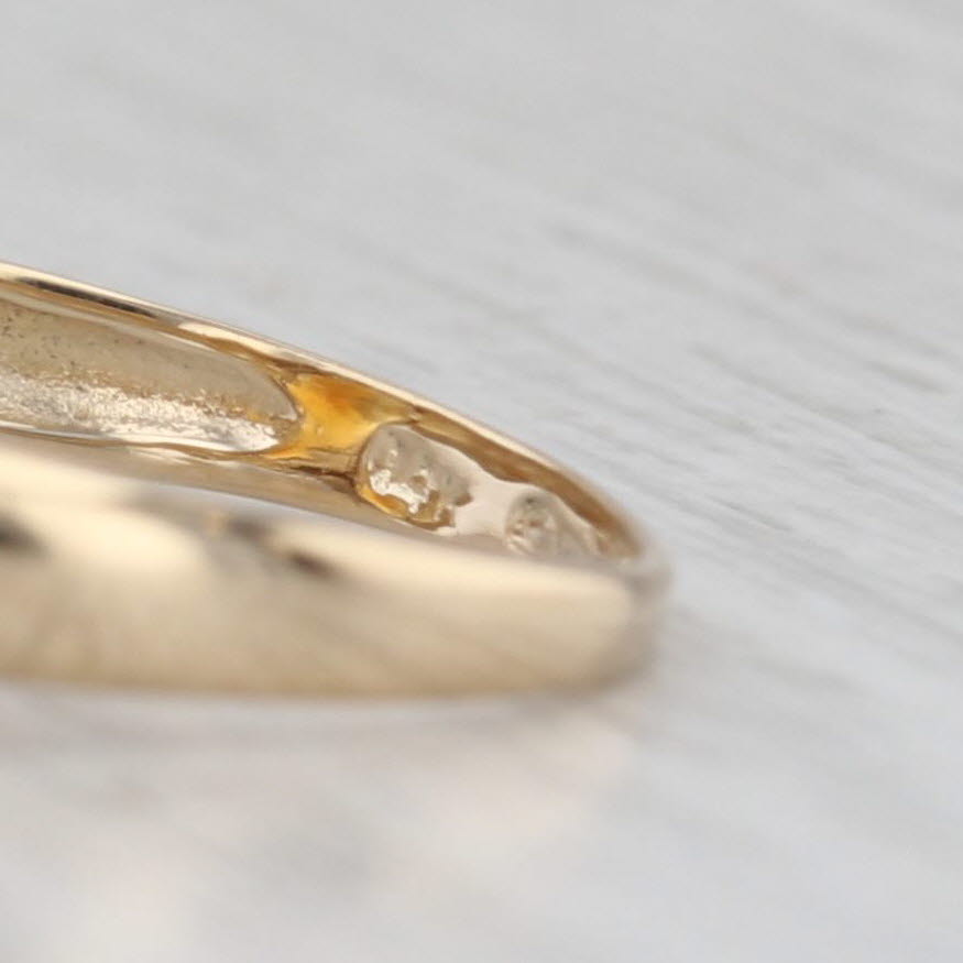 0.90ct Citrine Oval Solitaire Ring 14k Yellow Gold Size 6.25