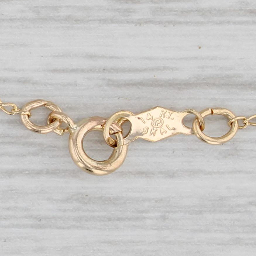 Gray 1ct Amethyst Pendant Necklace 14k Yellow Gold Curb Chain Diamond Accents 17.75"