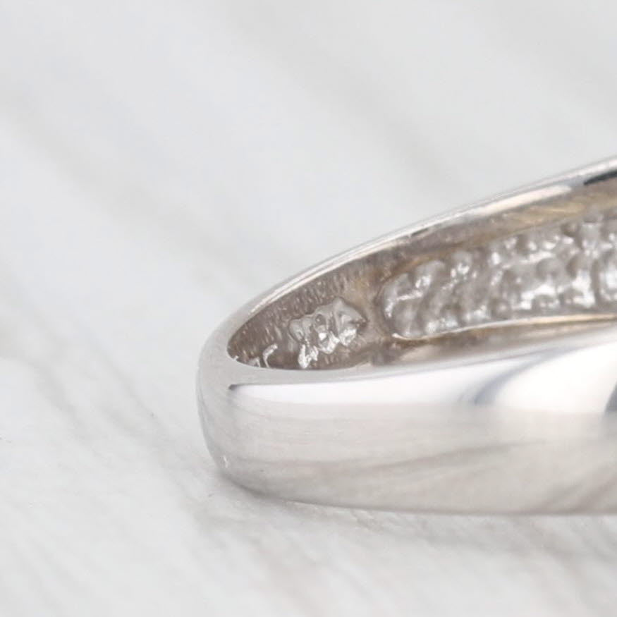 Light Gray Le Vian 0.39ctw Champagne Diamond Flower Ring 18k White Gold Size 5.25