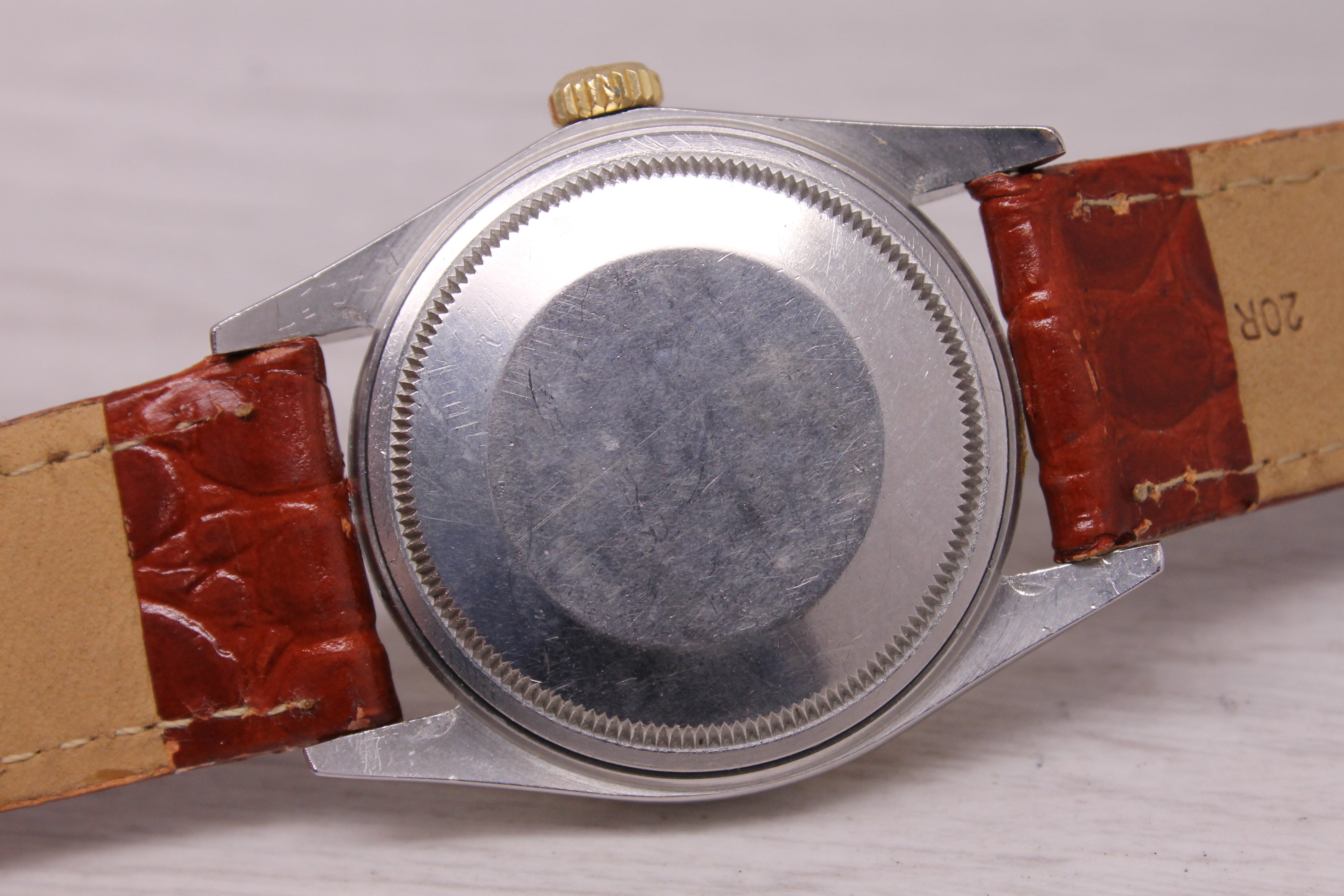 Vintage 1987 Rolex Datejust 16013 Mens 36mm 18k Steel Automatic Watch w Box