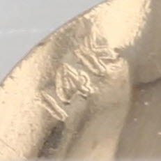 Gold Press On Pinky Nail 14k Yellow Gold Women's Accessory Polished Finish
