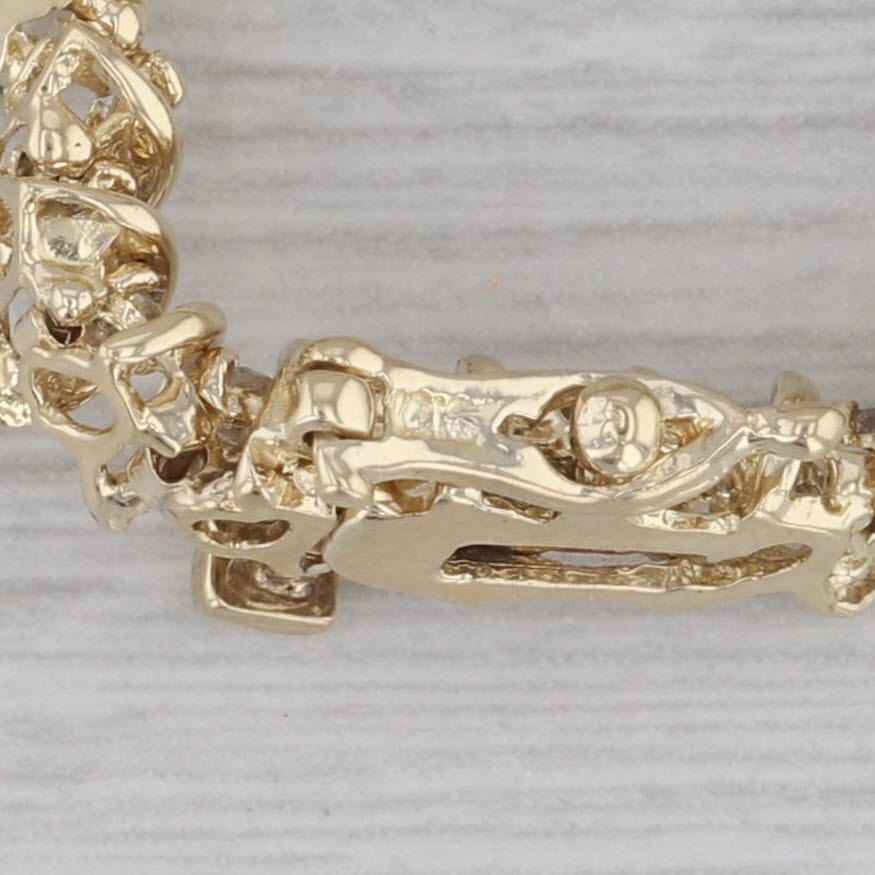 Gray 1.50ctw Diamond Tennis Bracelet 14k Yellow Gold 7" 5.5mm
