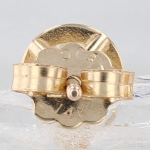 New 0.69ctw Lab Grown Diamond Stud Earrings 14k Gold VS1 E-F Solitaire Studs