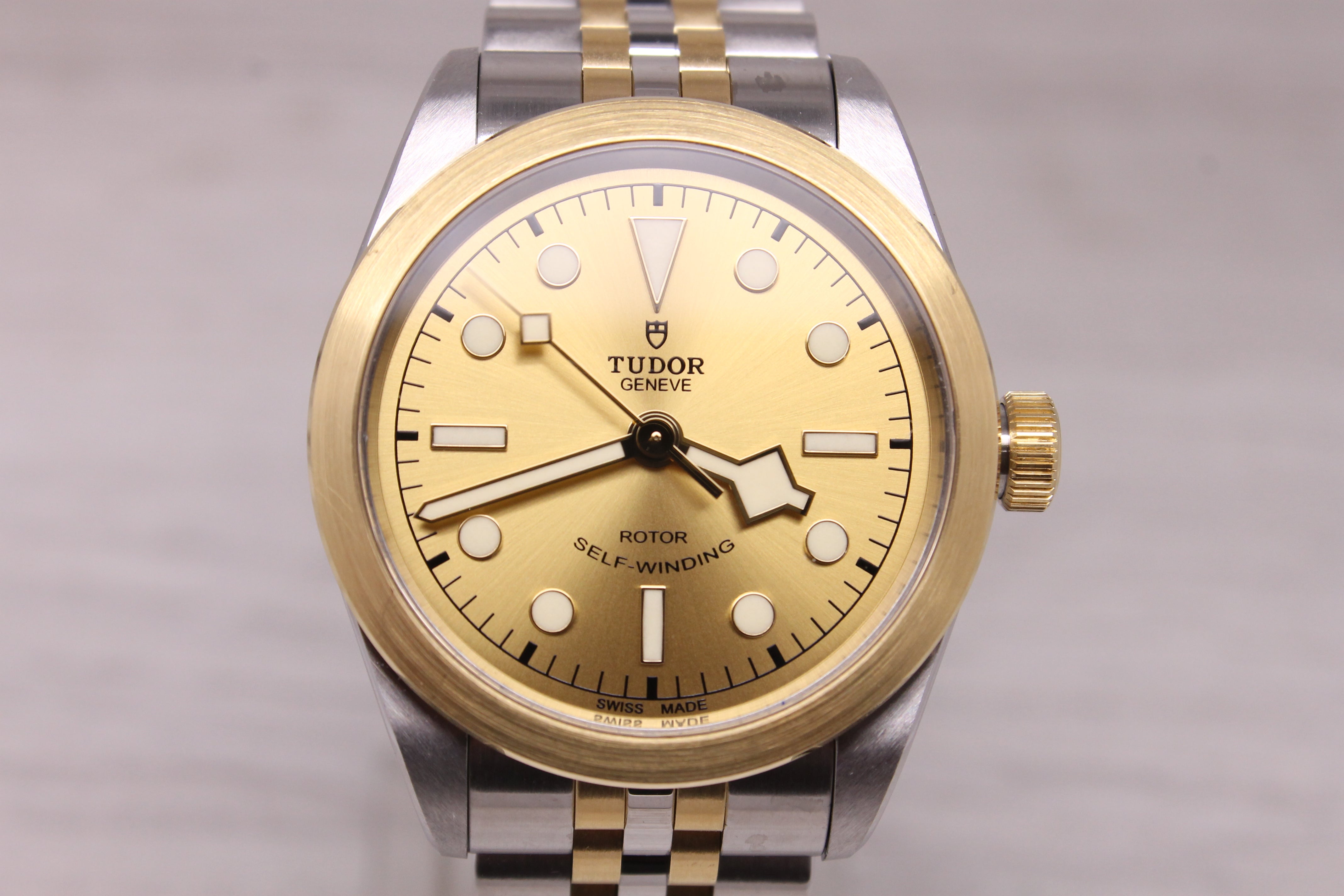 Tudor Black Bay One 36 S&G Two Tone Automatic Watch Box Card Tag