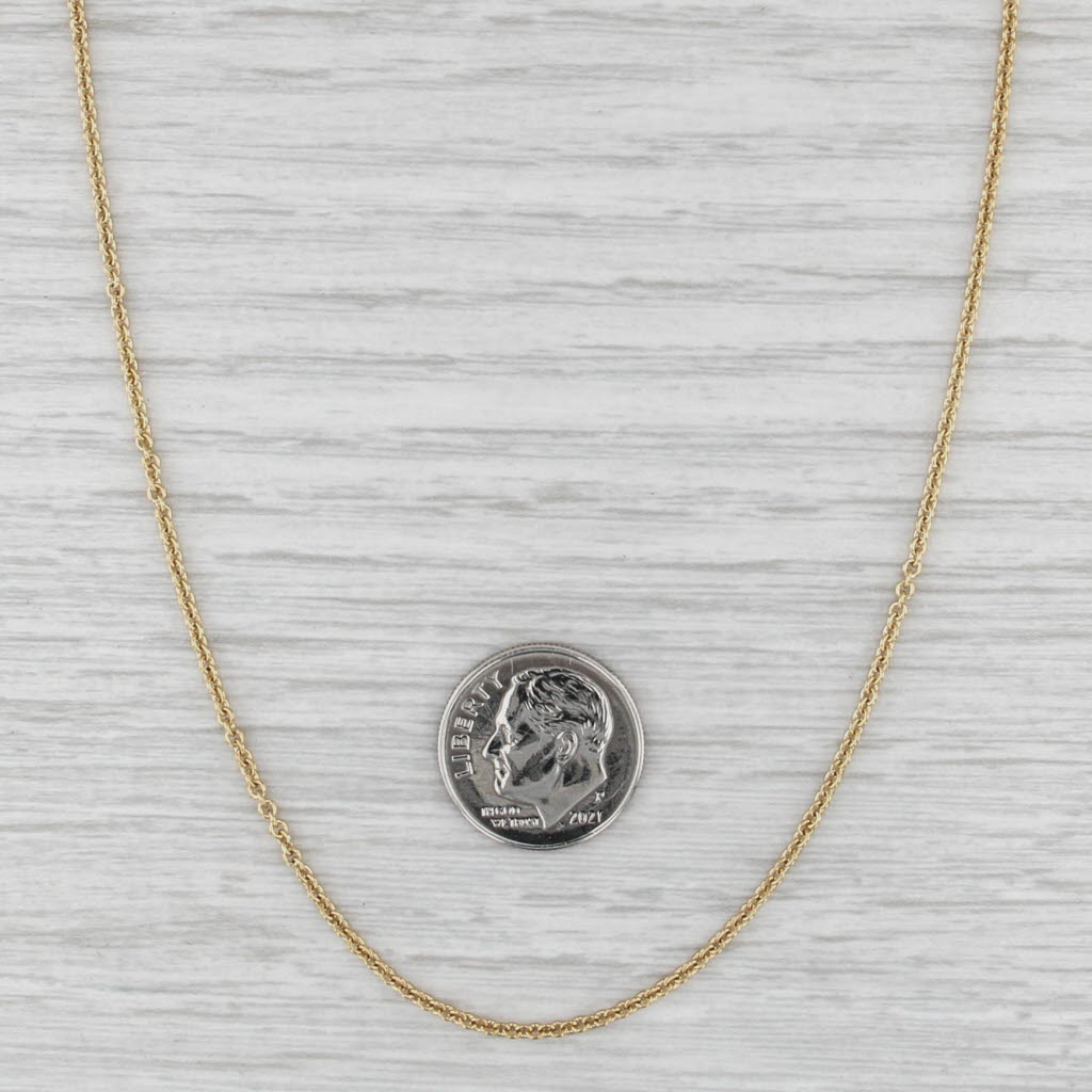 Tiffany & Co 24" Cable Chain Necklace 18k Yellow Gold Sku 3348996 1.6mm