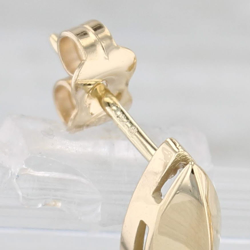 Light Gray 0.49ctw Diamond Drop Earrings 18k Yellow Gold