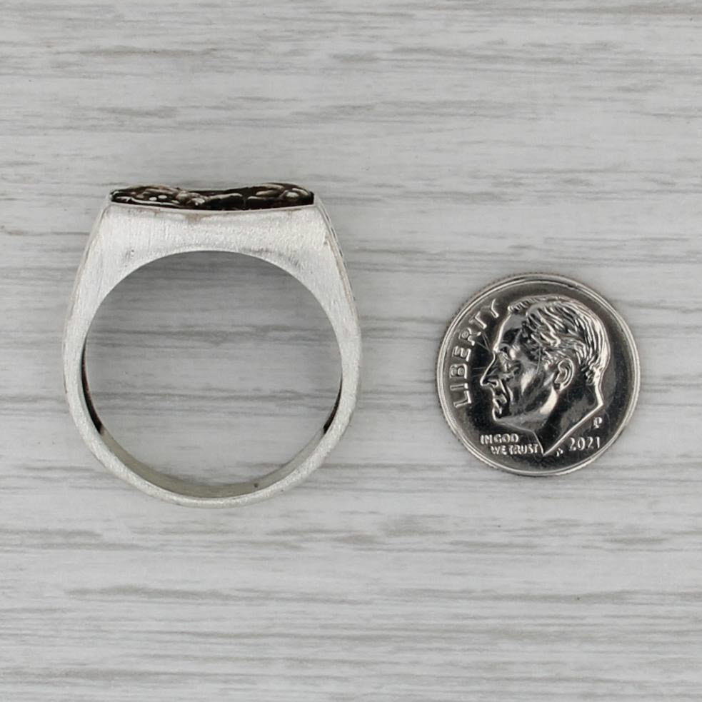 Michelangelo's Creation of Adam Ring Sterling Silver Michael Aglvs Bonarotvs