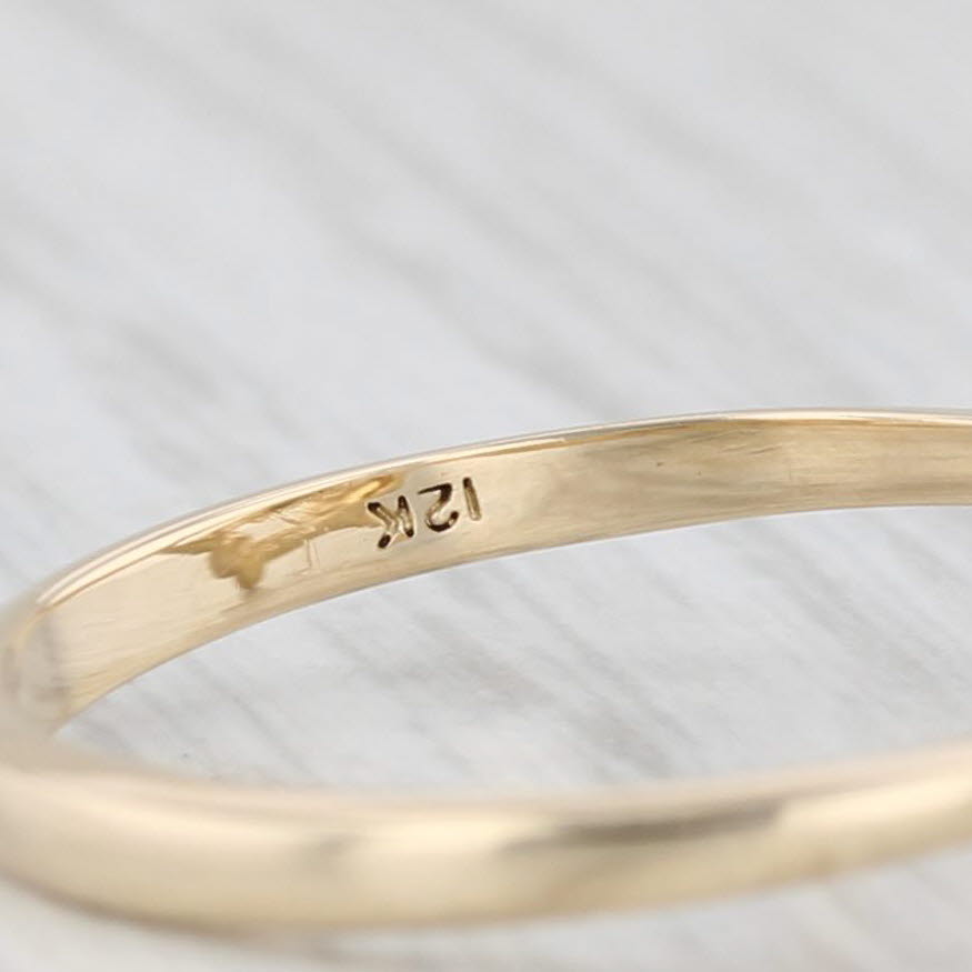 Light Gray Black Hills Gold Jewelry Co Leaf Ring 10k 12k Yellow Green Rose Gold Size 6