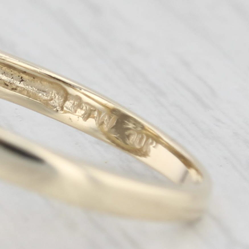 Light Gray 1.26ctw Diamond Teardrop Ring 10k Yellow Gold Size 7.25 Cocktail Cluster
