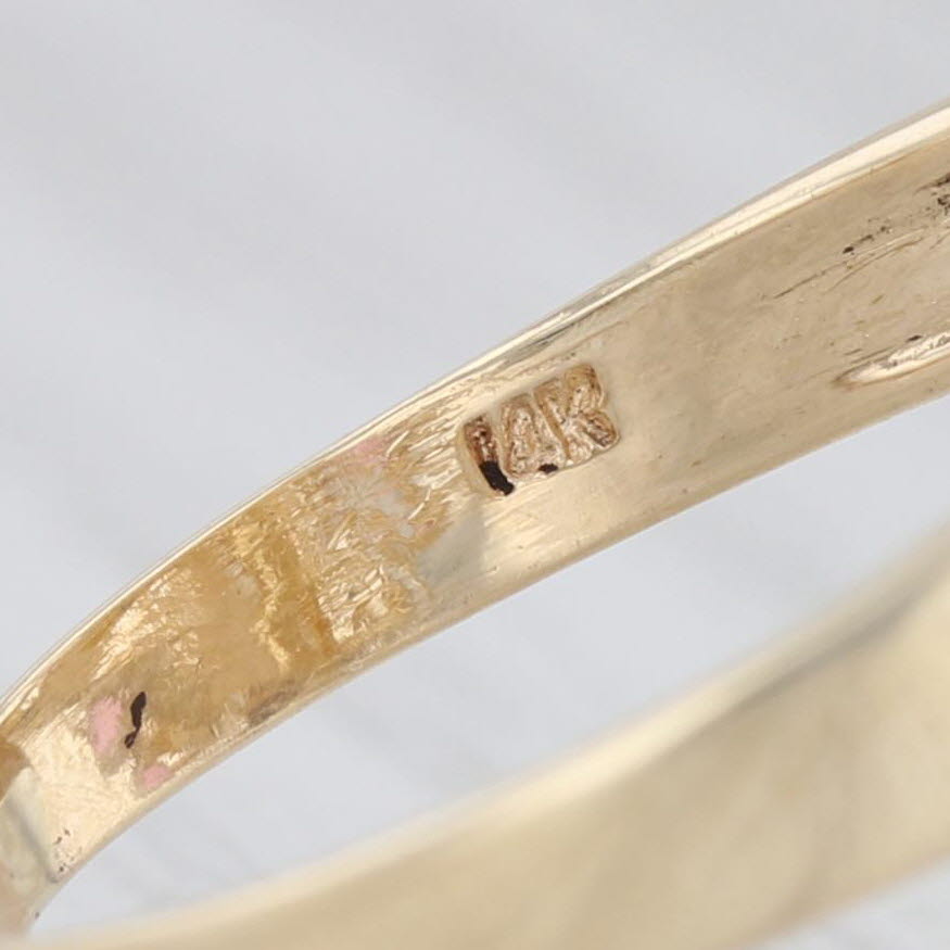 Light Gray 1.06ctw Pink Sapphire Diamond Cultured Pearl Cluster Ring 14k Gold Cocktail